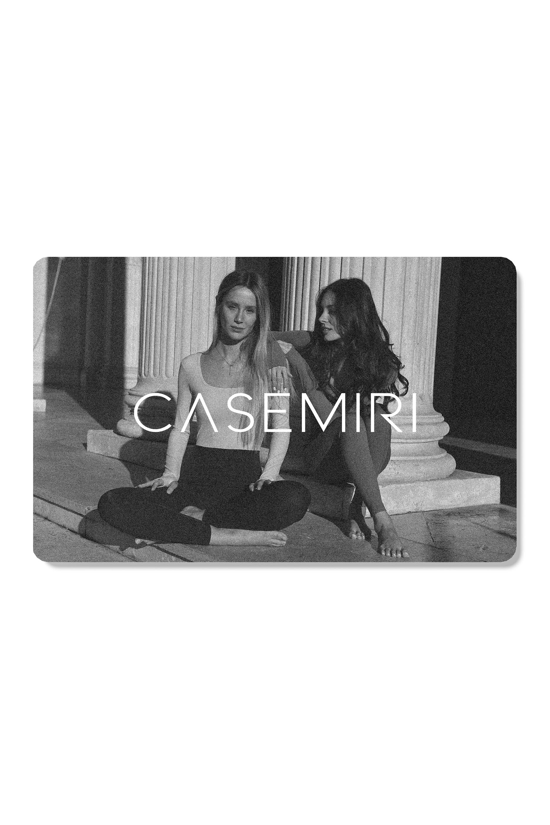 Casemiri Gift Card digitale con immagine editoriale in bianco e nero
